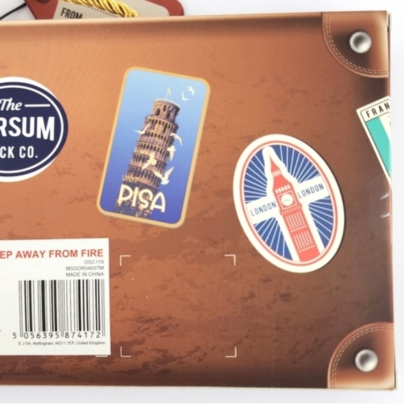 Orrsum Sock Co. 3 Pairs Men's Socks Featuring Iconic Travel Places Pack Sz 8-12 - Picture 6 of 8